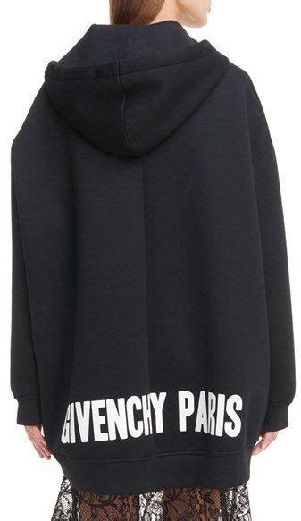 givenchy neoprene logo hoodie|givenchy hoodie for women.